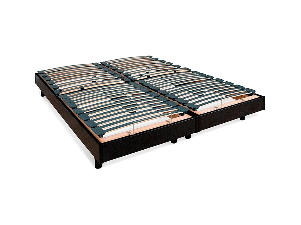 BELLECOUR LITERIE | Jeu de 2 sommiers électriques FLEX 140x190 cm | Lattes