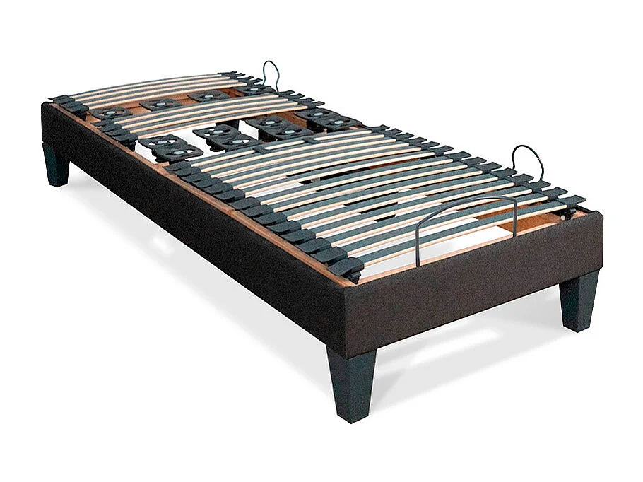 BELLECOUR LITERIE | Sommier électrique ROCHEREAU 90x200 cm | Lattes & Plots