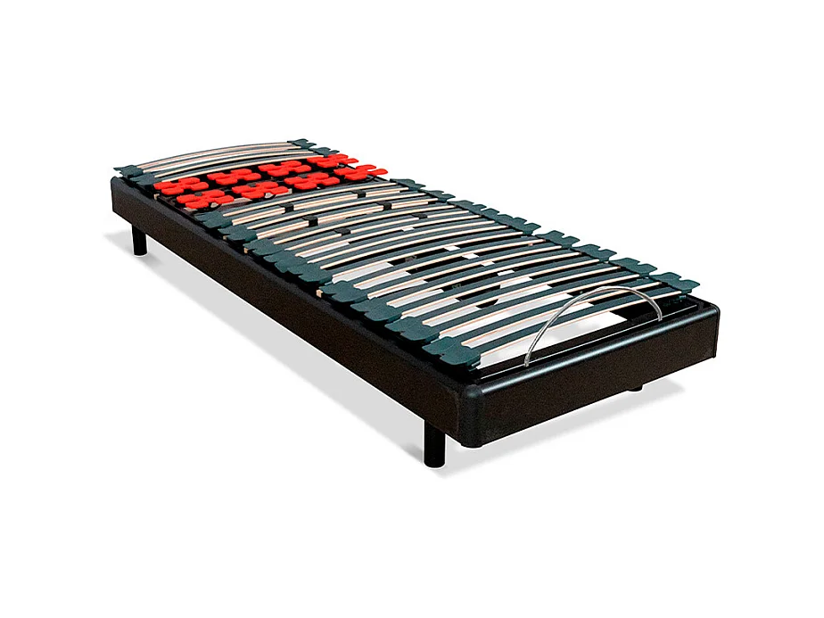 BELLECOUR LITERIE | Sommier électrique BODYSOFT 90x200 cm | Lattes & Plots
