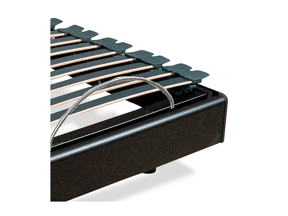 BELLECOUR LITERIE | Sommier électrique BODYSOFT 90x200 cm | Lattes & Plots