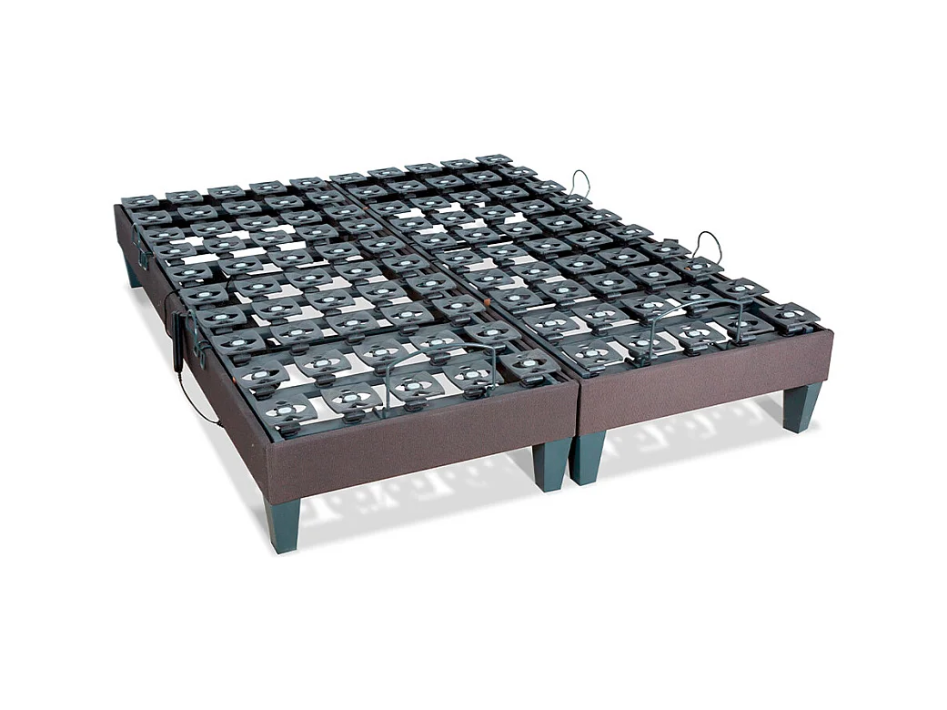 BELLECOUR LITERIE | Jeu de 2 sommiers électriques MONDOR 140x190 cm | Plots