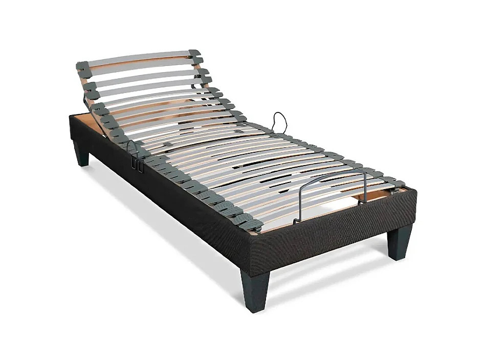 BELLECOUR LITERIE | Sommier électrique AMIRAL 90x200 cm | Lattes