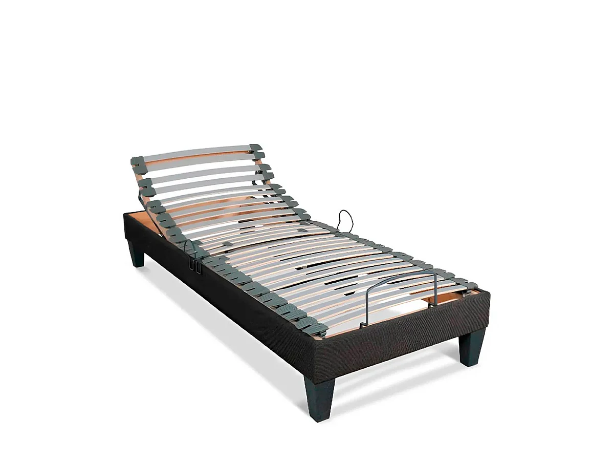 Sommier électrique Amiral 90x200 cm - Lattes