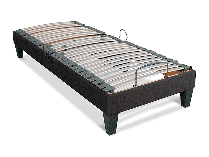 BELLECOUR LITERIE | Sommier électrique AMIRAL 90x200 cm | Lattes