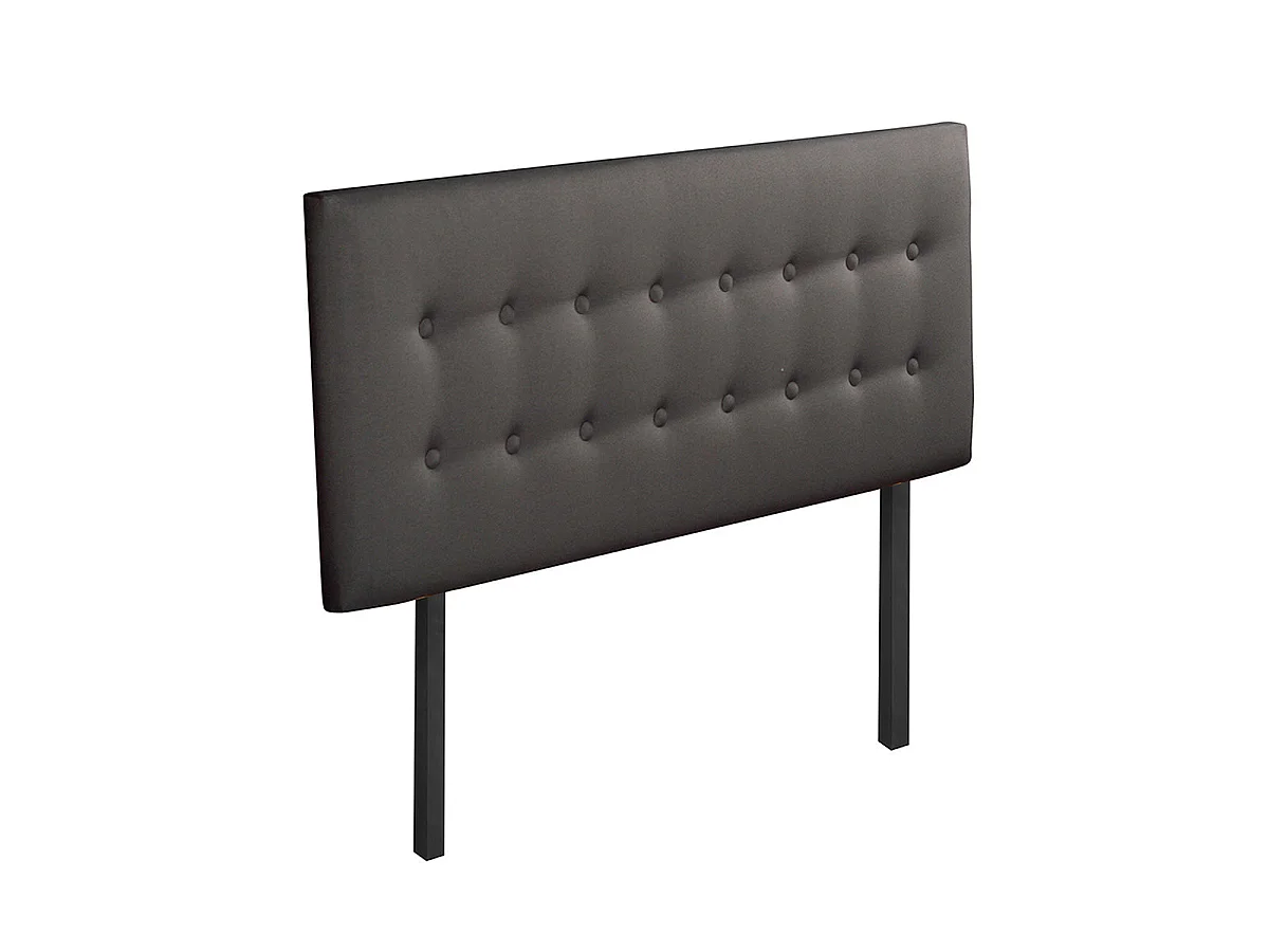 Tête de lit capitonnée Margot - Gris anthracite - Confort et élégance - 8 cm d'épaisseur