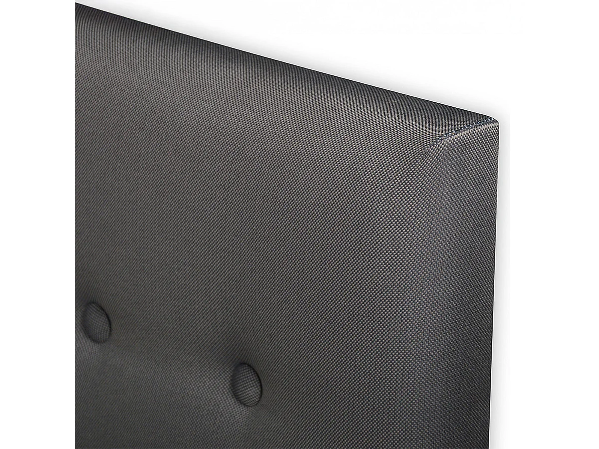 Tête de lit capitonnée Margot - Gris anthracite - Confort et élégance - 8 cm d'épaisseur
