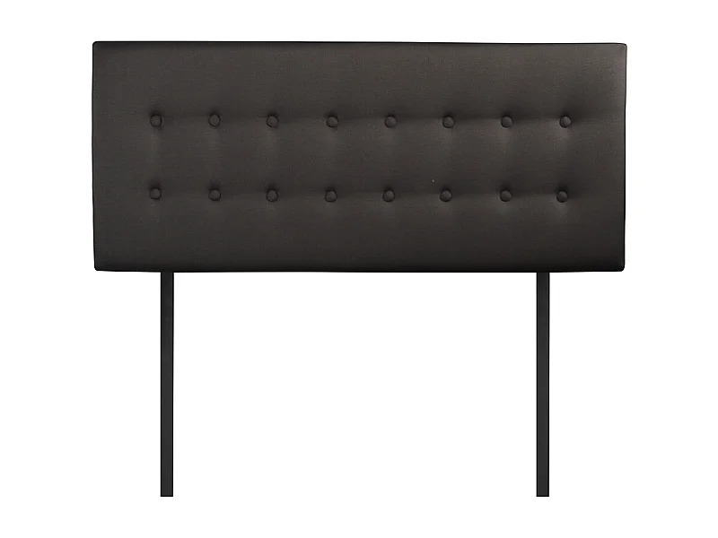 BELLECOUR LITERIE | Tête de lit capitonnée MARGOT 180x110 cm | Coloris Gris anthracite