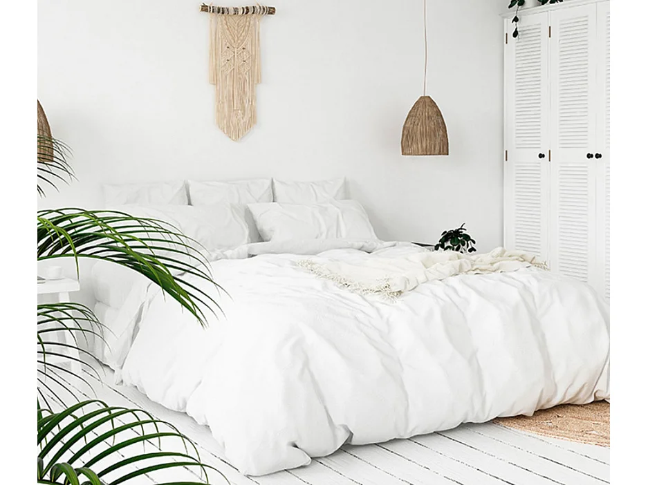 Zeer warm dekbed van natuurlijk donskatoen 200x200 cm - 350g