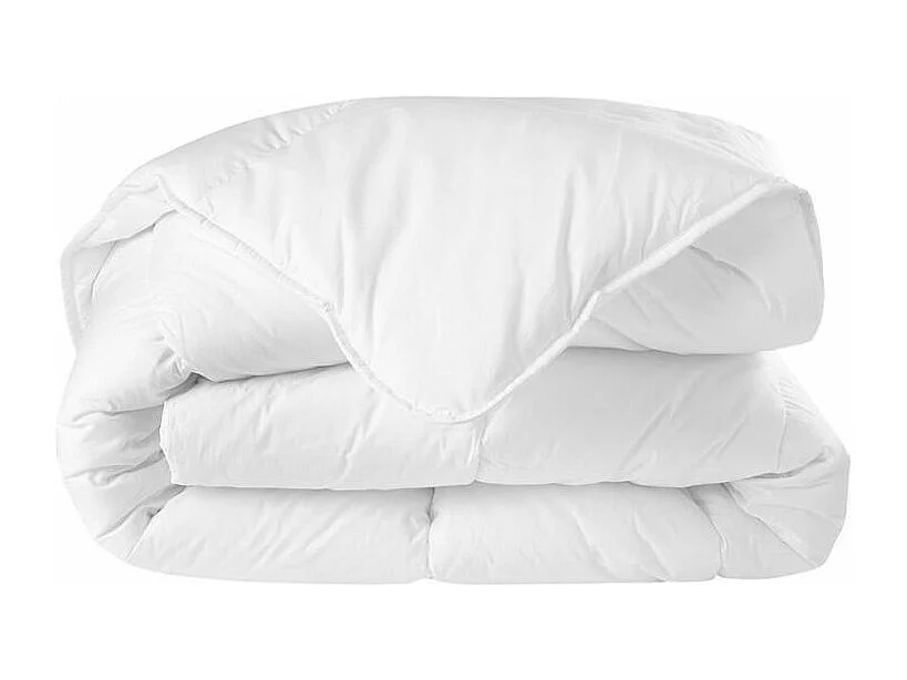 Couette très chaude nature duvet coton 200x200 - 350g