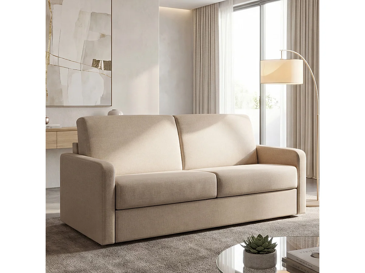 Couette en laine blanche 140x200 - 300g
