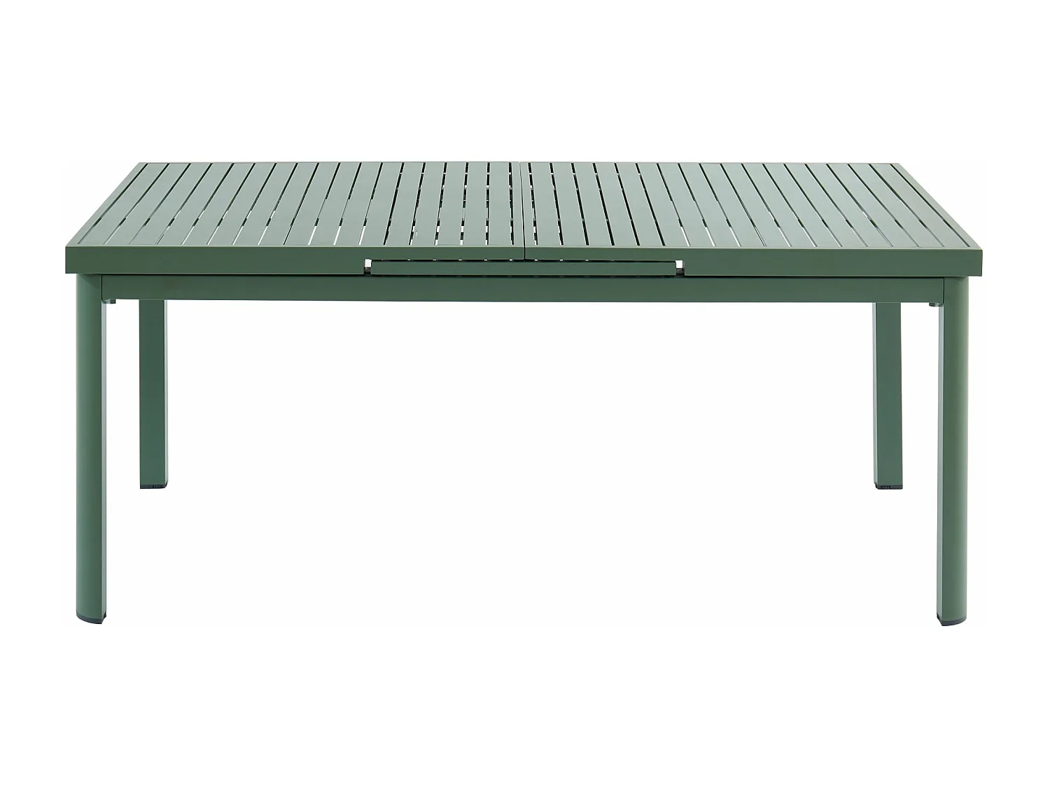 Table de jardin extensible en aluminium L.180/240cm - Vert amande - NAURU de MYLIA
