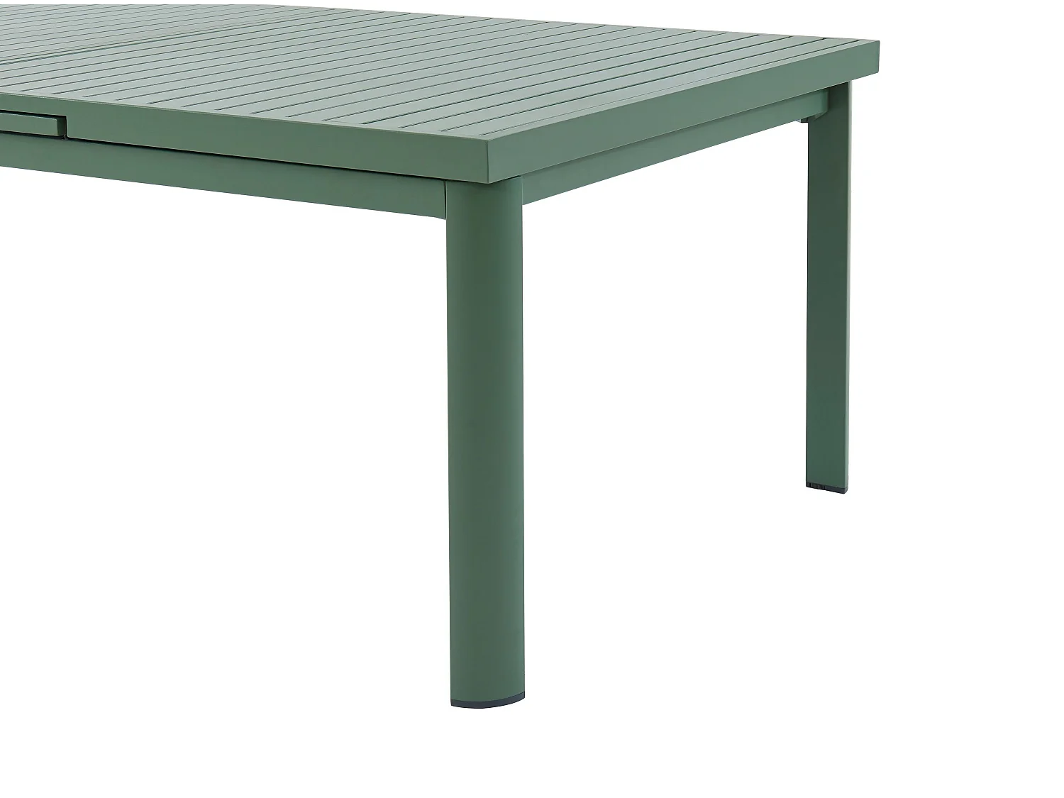 Table de jardin extensible en aluminium L.180/240cm - Vert amande - NAURU de MYLIA