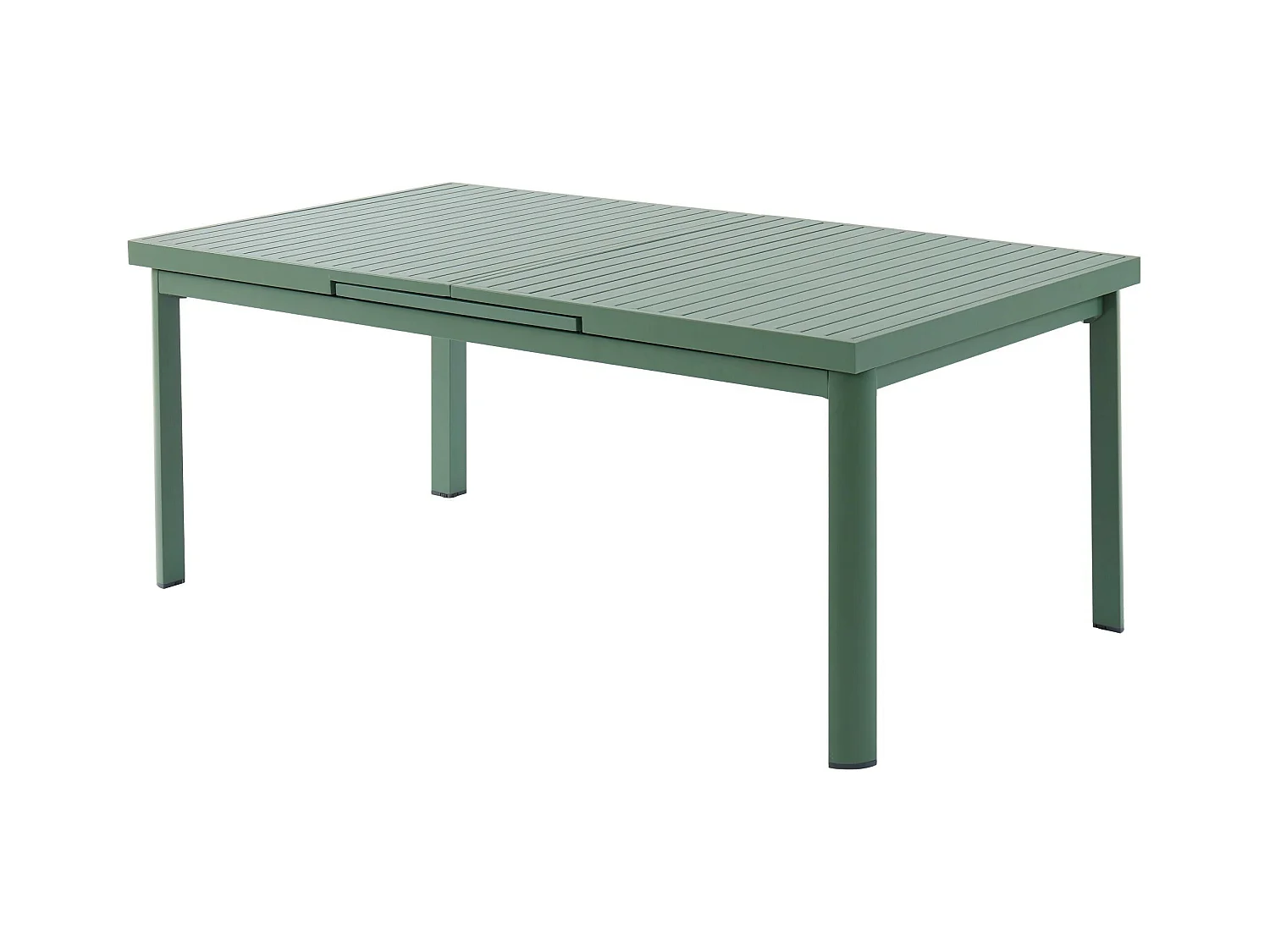 Table de jardin extensible en aluminium L.180/240cm - Vert amande - NAURU de MYLIA