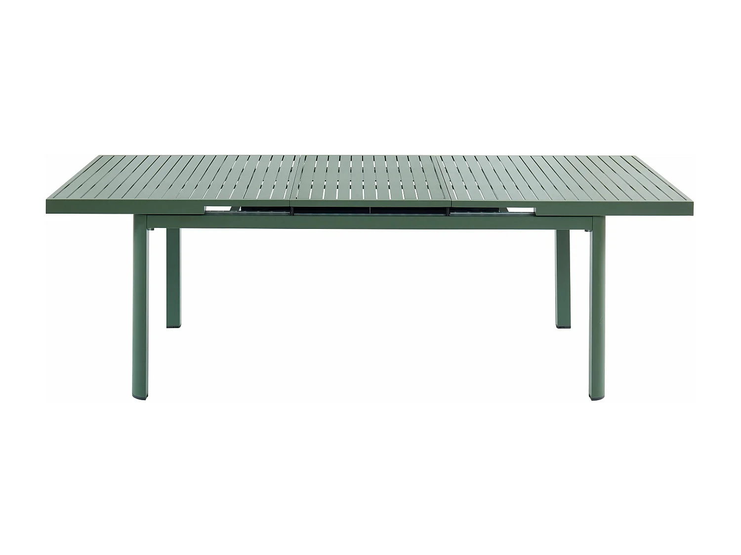 Aluminium uittrekbare tuintafel 180/240 cm - Amandelgroen - NAURU