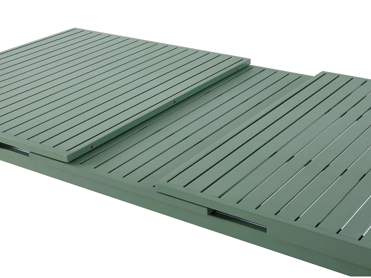 Aluminium uittrekbare tuintafel 180/240 cm - Amandelgroen - NAURU