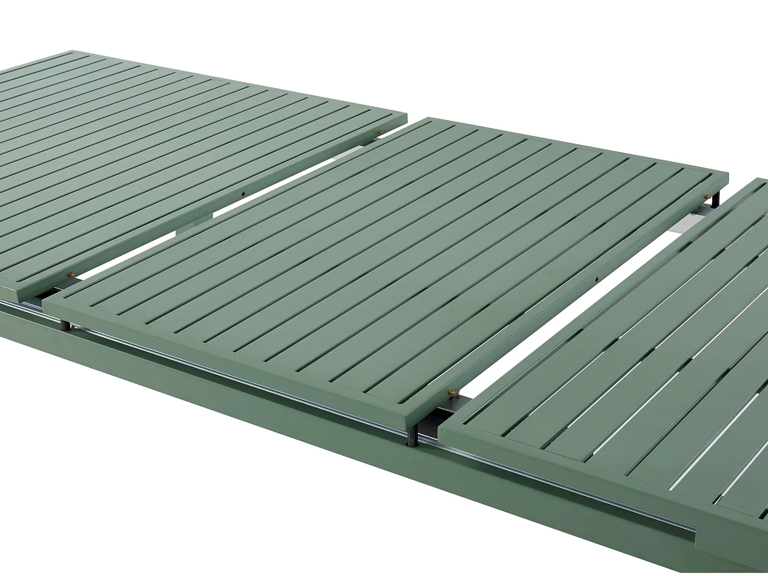 Aluminium uittrekbare tuintafel 180/240 cm - Amandelgroen - NAURU