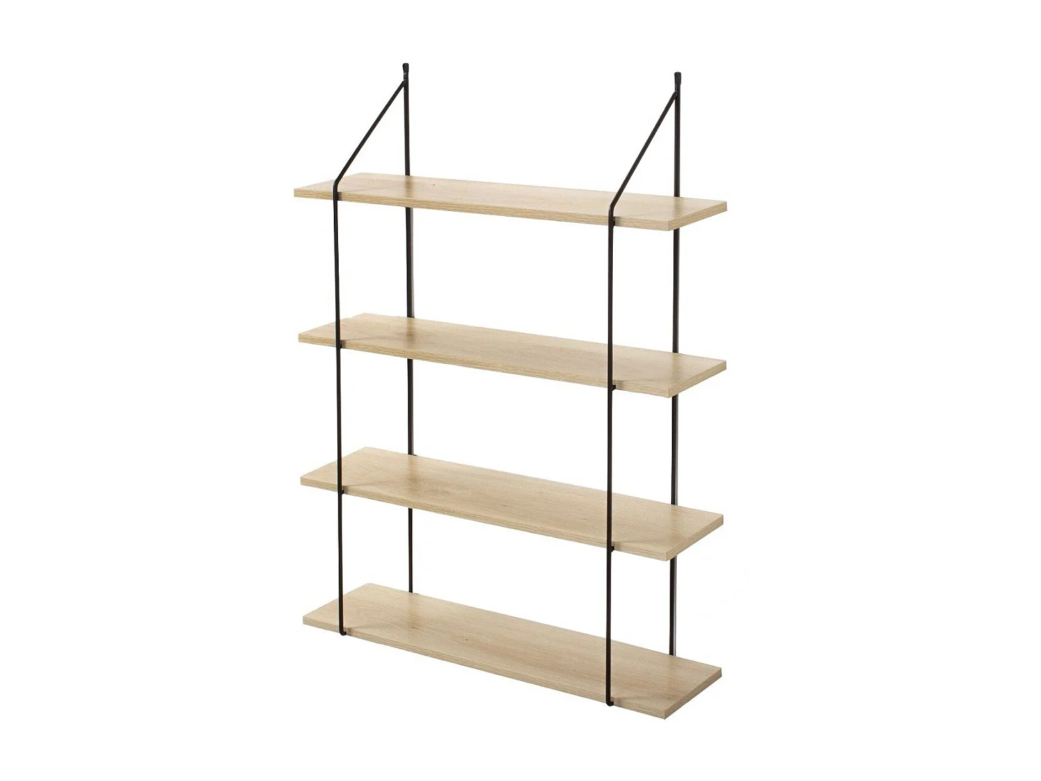 Étagère Murale 4 Niveaux Décor Bois L60 cm