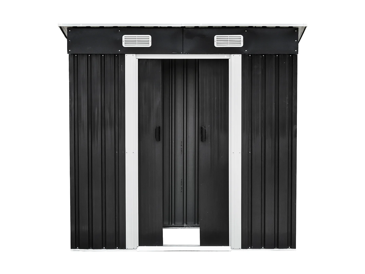 Abri de jardin métal en acier galvanisé gris 2,3 m² - MANSO