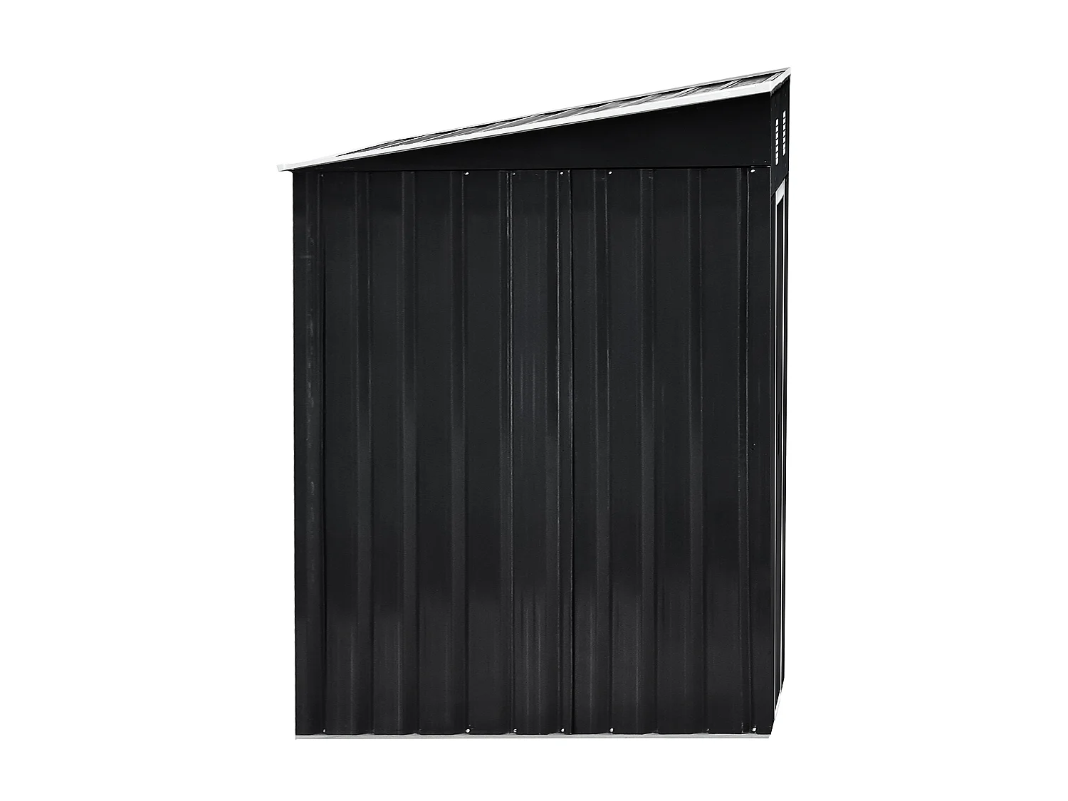 Abri de jardin métal en acier galvanisé gris 2,3 m² - MANSO