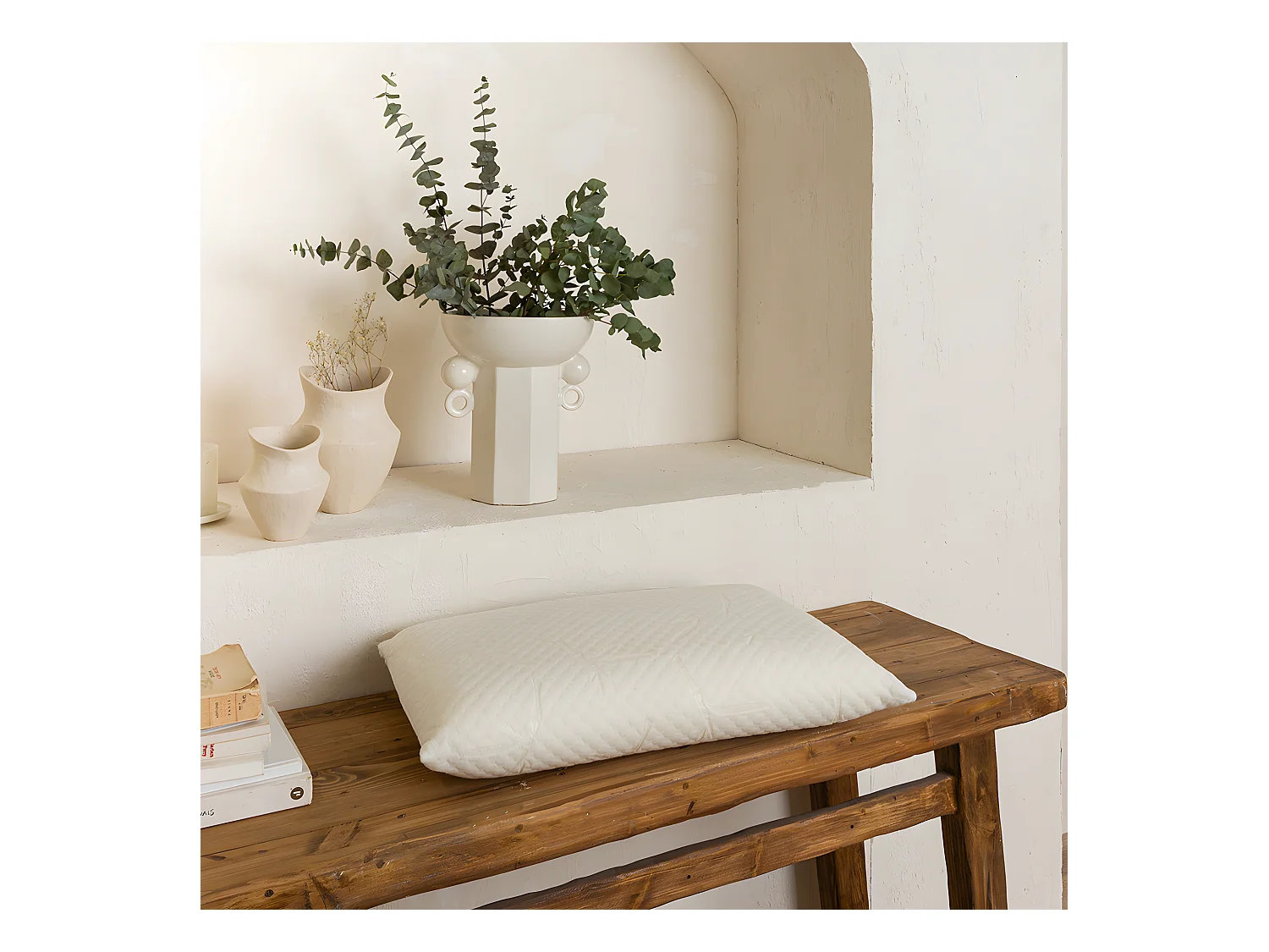 OLYMPE LITERIE | Oreiller 30x50 cm SERENITE | Mousse avec mémoire de forme