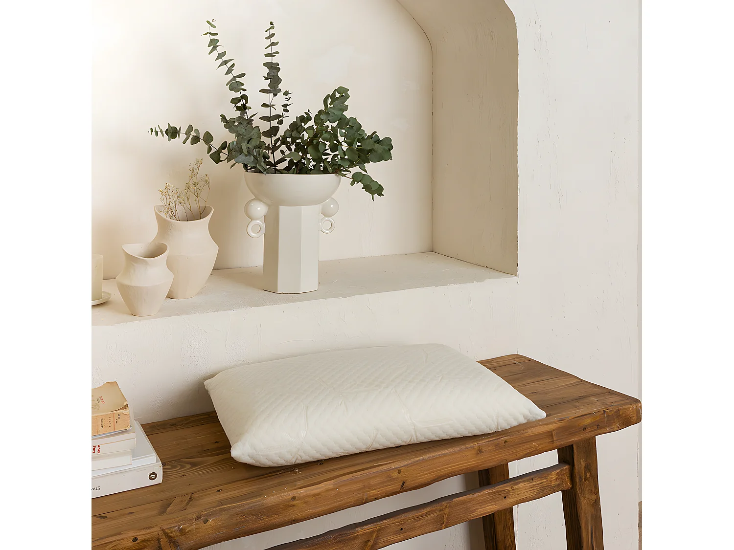 OLYMPE LITERIE | Oreiller 40x60 cm SERENITE | Mousse avec mémoire de forme