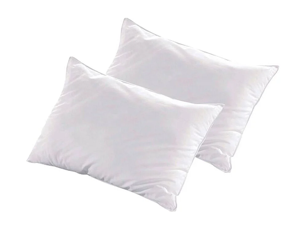 Kussen voor 5-sterrenhotel 45x70 cm Palace wit perkal - Set van 2