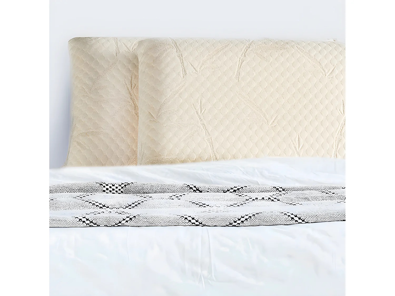 OLYMPE LITERIE | Pack DOUCE NUIT Surmatelas + Protège matelas + Couette + Oreiller 90x190 cm