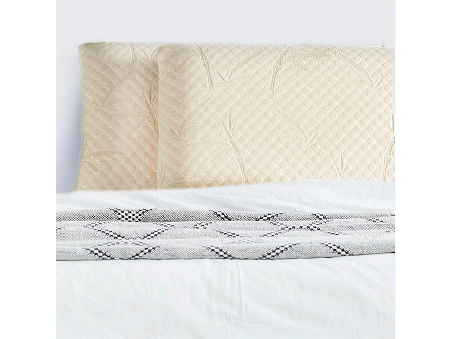 Pack complet literie : Oreiller(s) + Protège-Matelas + Couette