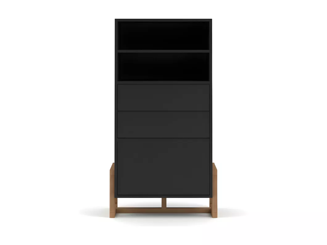 Kauf Unique Highboard mit 1 Tür,2 Schubladen und 2 Nischen L63 cm - Oslo