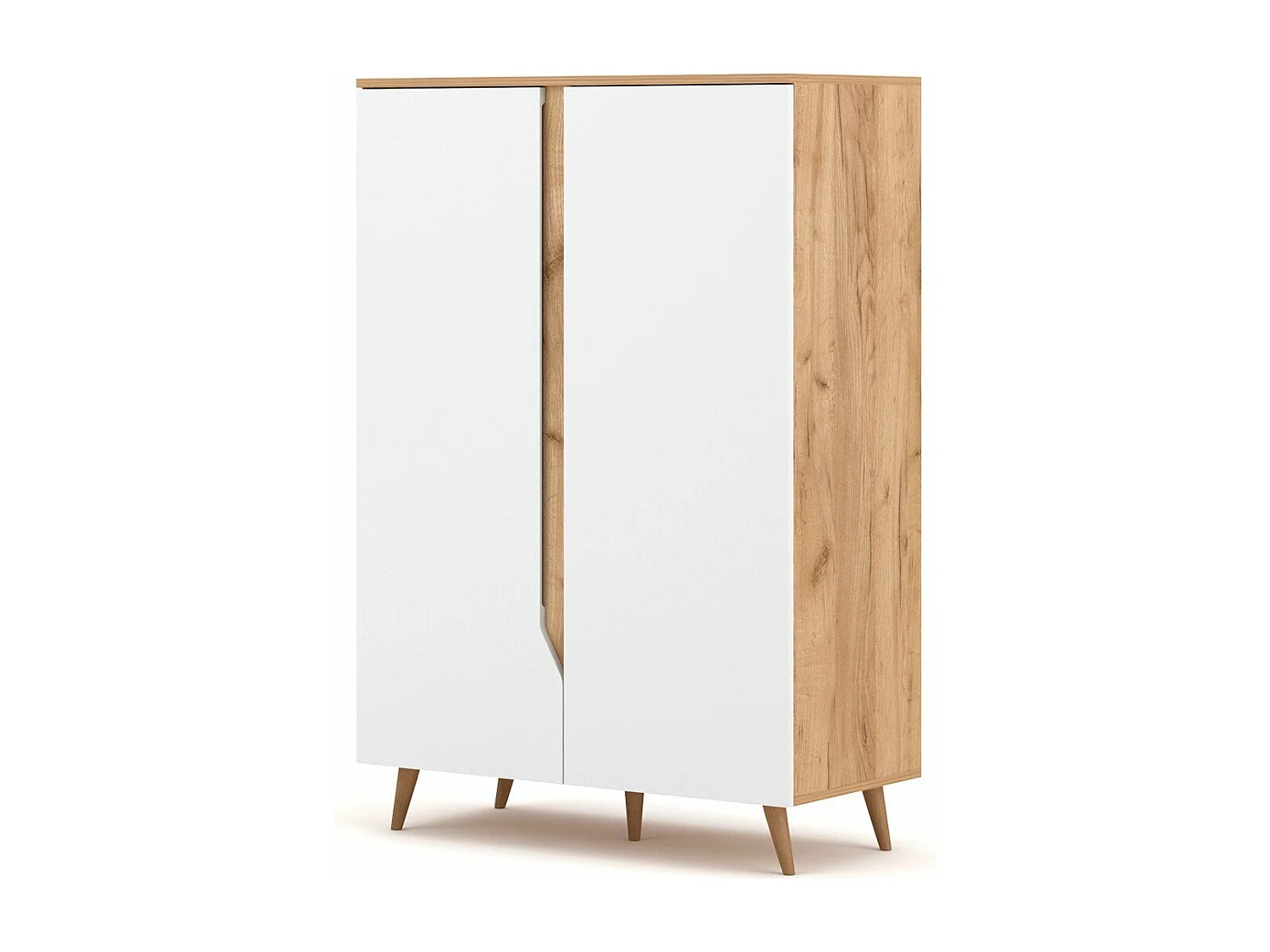 Buffet Haut scandinave 2 Portes L90 x H132 cm - Tree