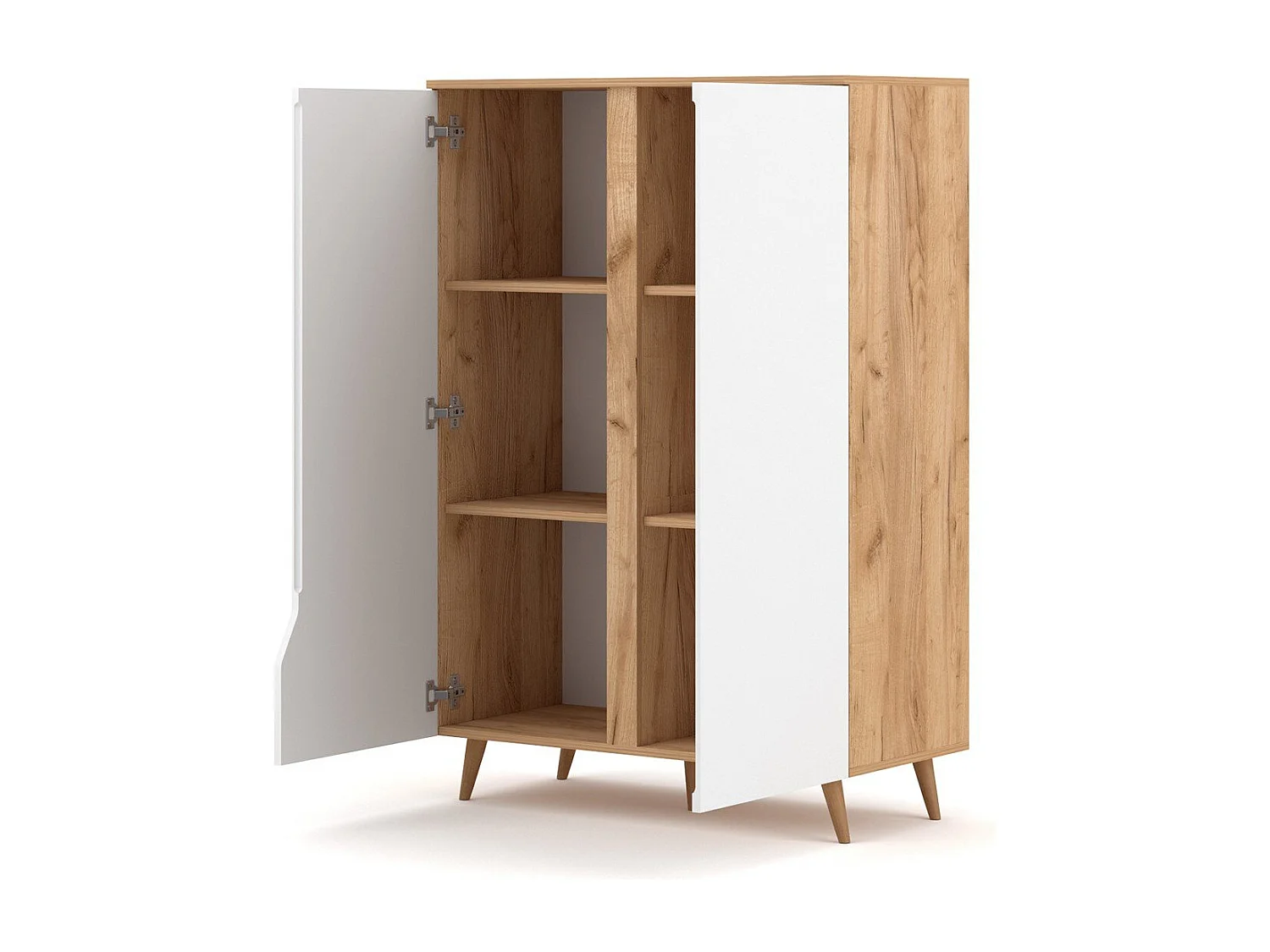 Buffet Haut scandinave 2 Portes L90 x H132 cm - Tree