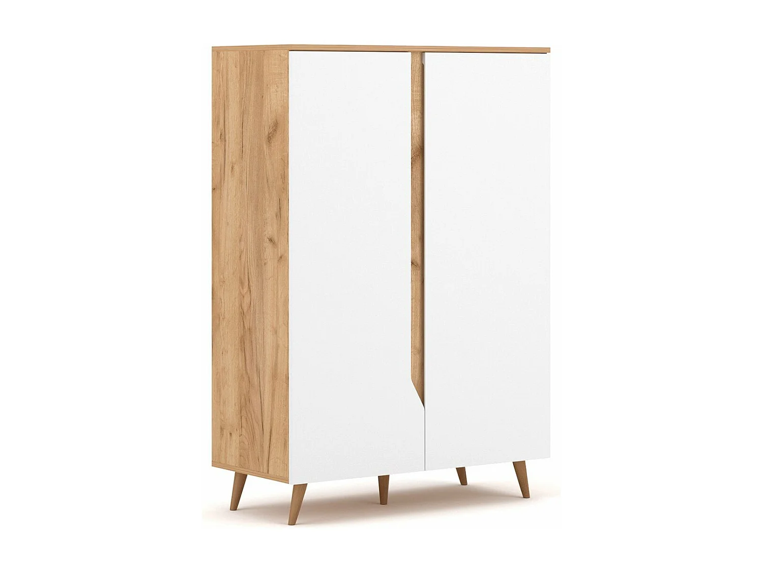 Buffet Haut scandinave 2 Portes L90 x H132 cm - Tree