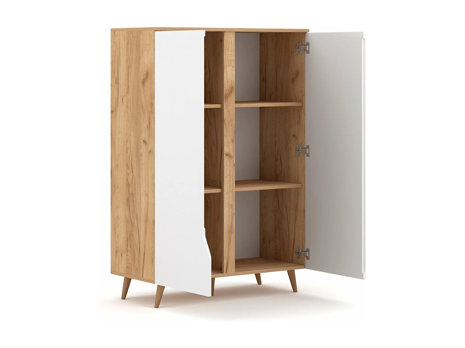 Buffet Haut scandinave 2 Portes L90 x H132 cm - Tree
