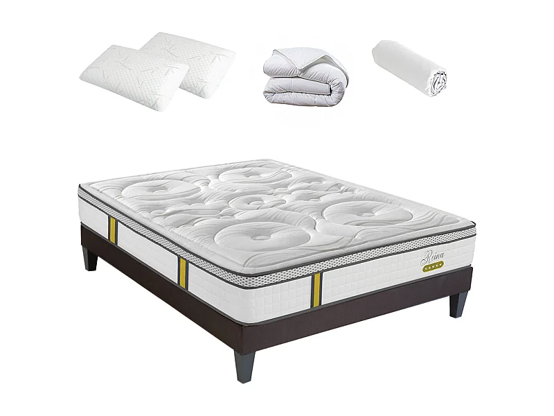 Pack Prêt à dormir avec matelas à ressorts ensachés