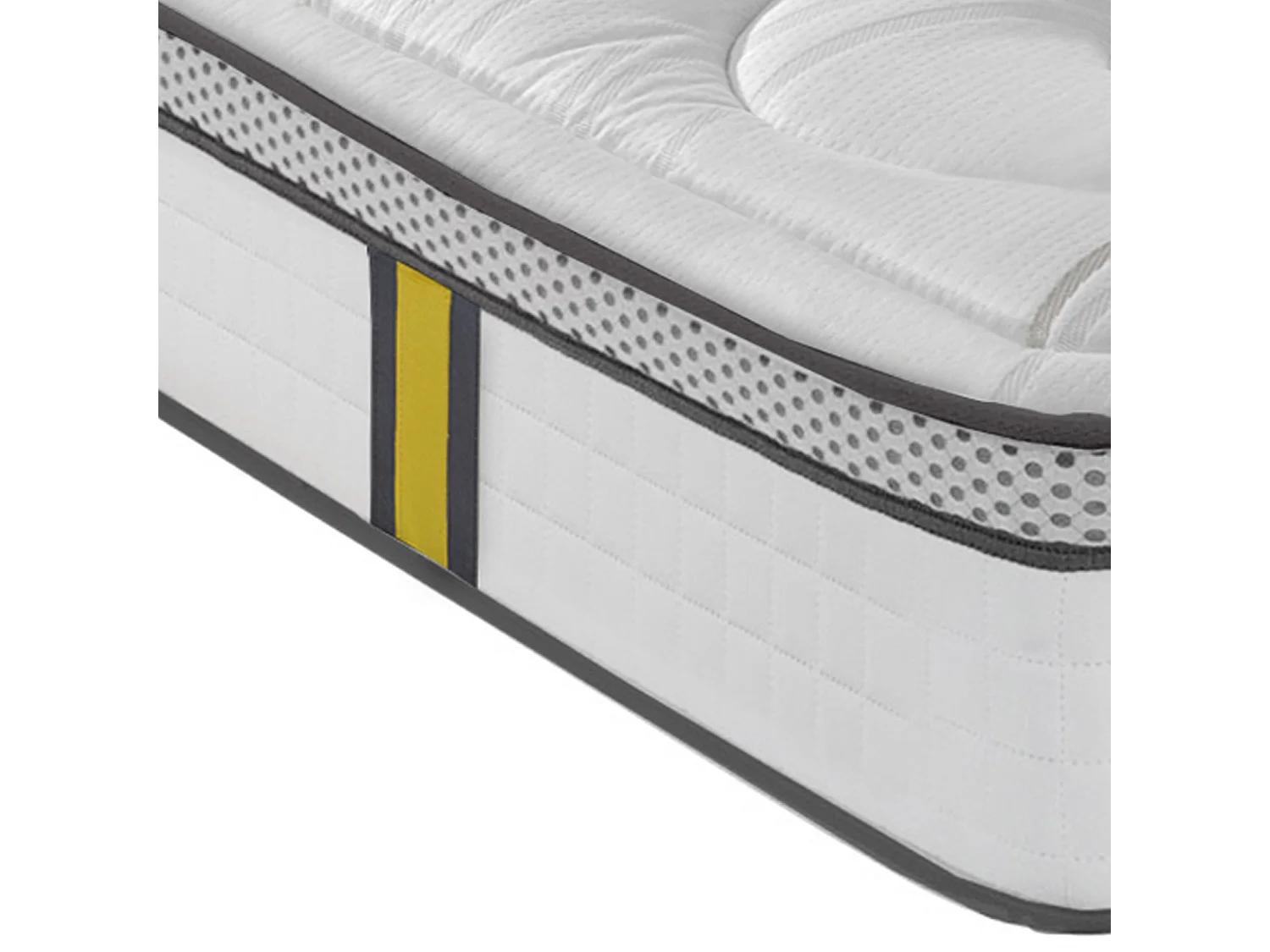 Matelas à ressorts ensachés et mémoire de forme