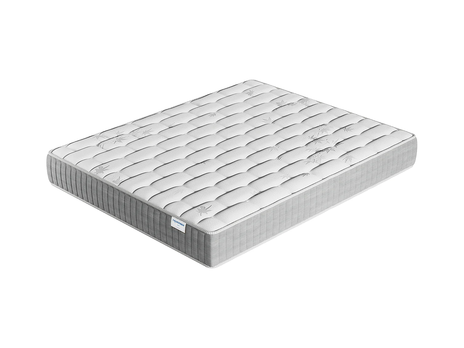 Matelas Ressorts ensachés + mémoire de forme, 120x190cm, 25cm d’épaisseur