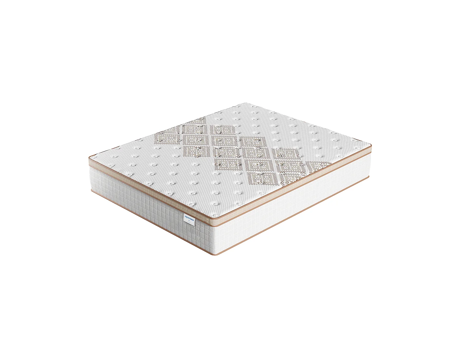 Matelas 180x200cm - Hybride - Ressorts ensachés + Mousse haute résilience - Ép. 28cm