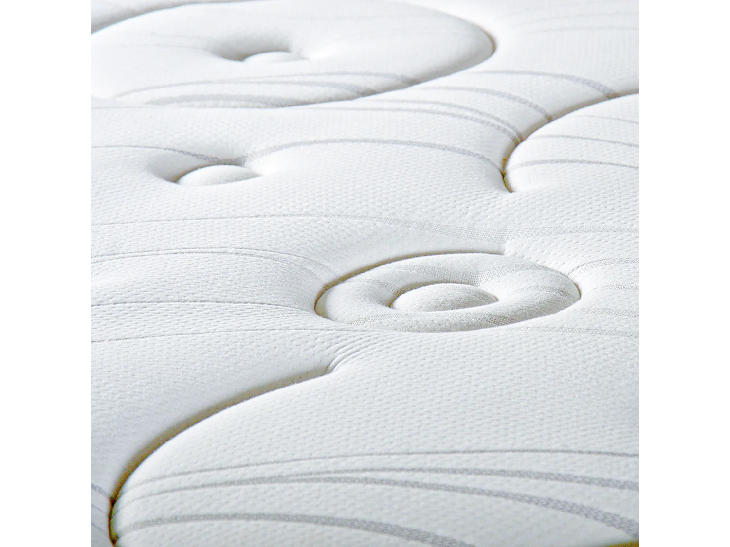 Matelas à ressorts ensachés et mémoire de forme