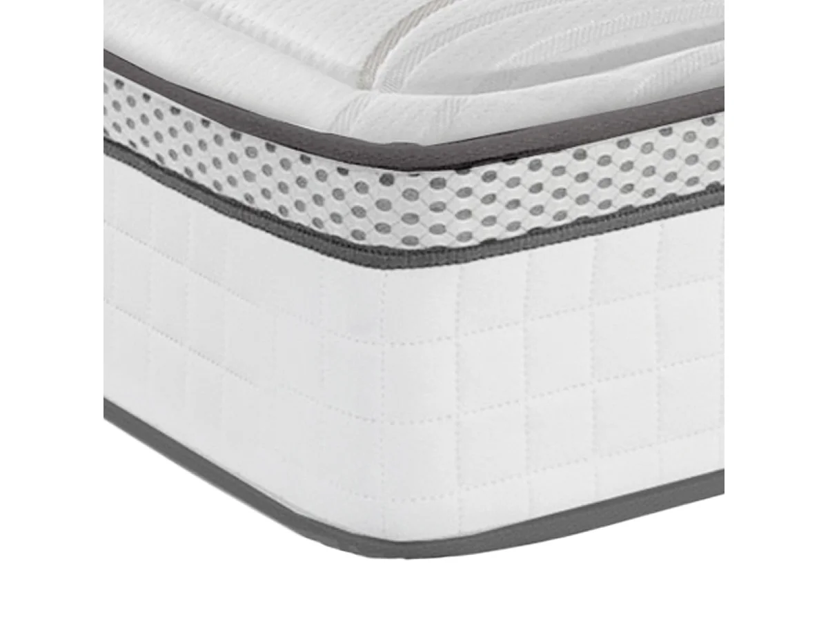 Matelas à ressorts ensachés et mémoire de forme