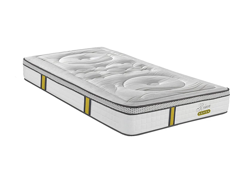 Matelas à ressorts ensachés et mémoire de forme