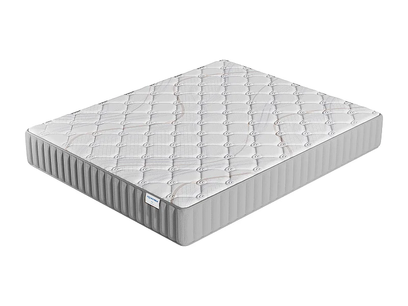Matelas Sirius 90x200cm - Latex Naturel & Accueil Confort 400g/m2 (Anti-Points de Pression)- Épaisseur 22cm-Soutien Tonique Ferme & Enveloppant-Label sanitized