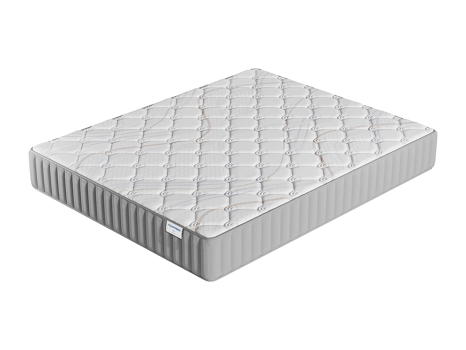 Matelas Sirius 90x190cm - Latex Naturel & Accueil Confort 400g/m2 (Anti-Points de Pression)- Épaisseur 16cm-Soutien Tonique Ferme & Enveloppant-Label sanitized