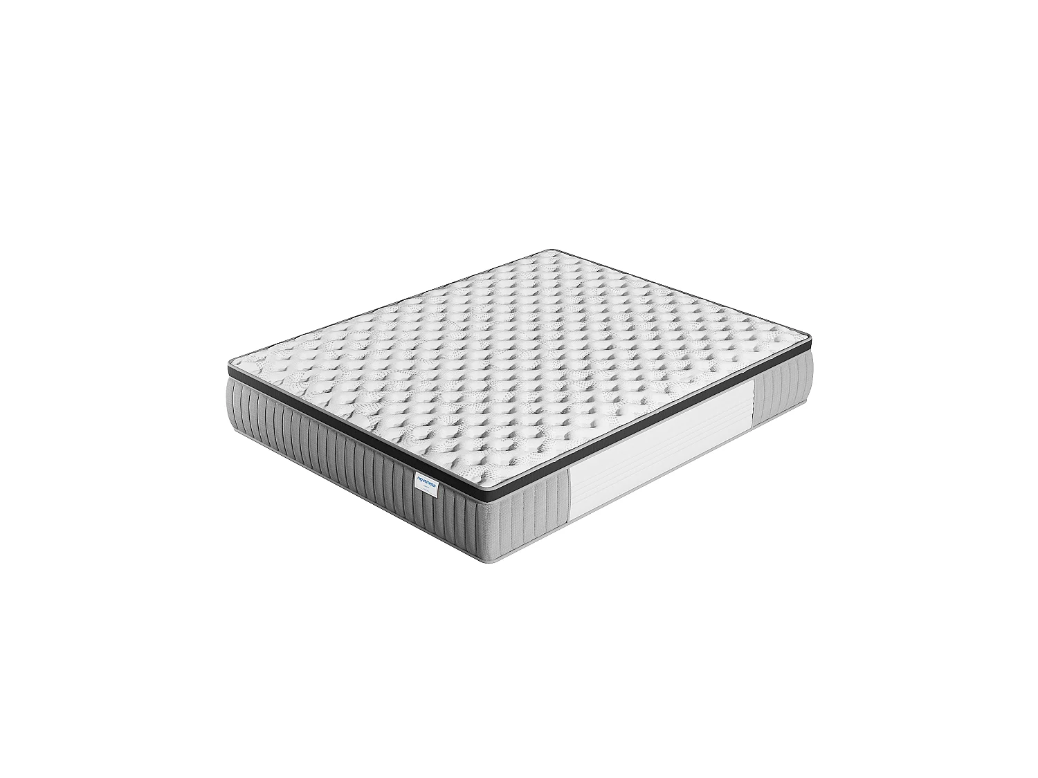 Matelas 120x190 cm - Ressorts ensachés et mousse mémoire de forme-Épaisseur 30cm