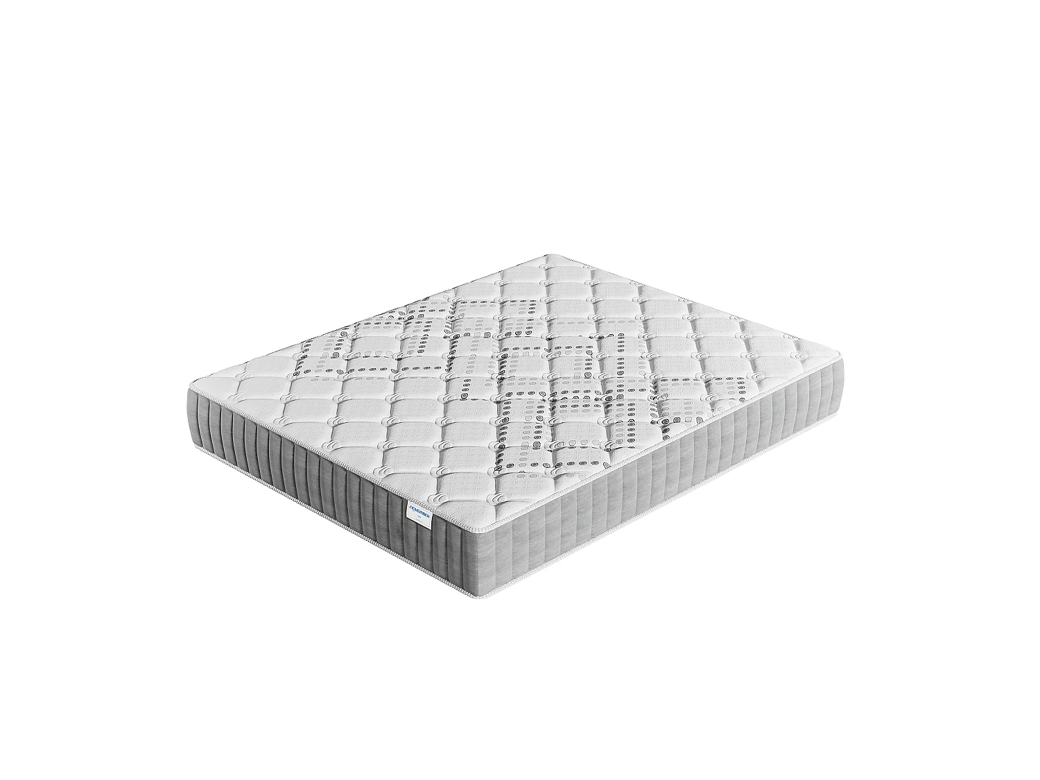Matelas Eliha 90x190cm - Technologie Hybrid: Ressorts ensachés + Mousse HDensité-Épaisseur 20cm-Soutien Tonique Parfait & indépendance de Couchage-Label SANITIZED
