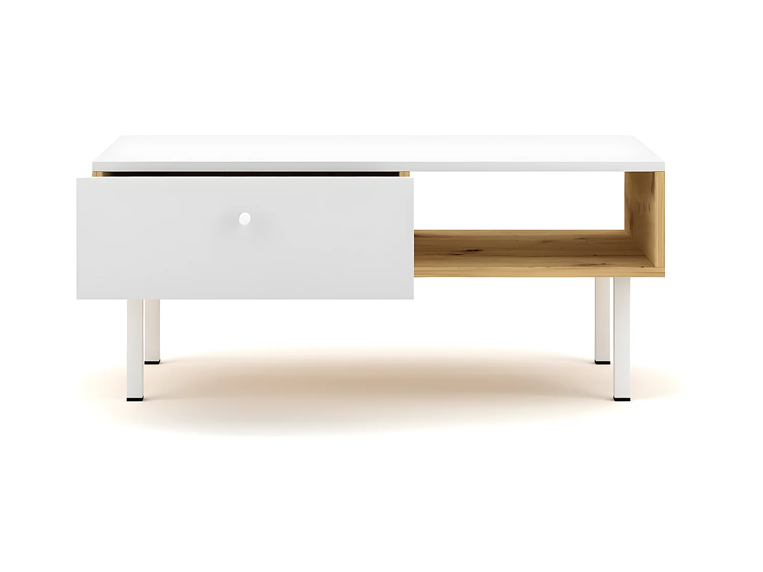 Tavolino basso 1 cassetto L90 cm