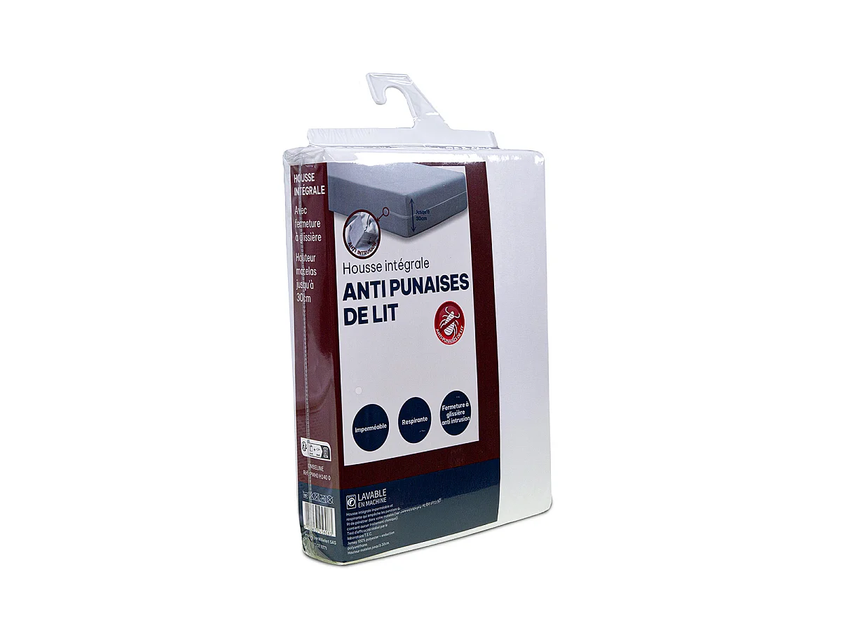 BELLECOUR LITERIE | Protège matelas QUIETUDE 140x200 cm | Impermeable & Anti-punaises