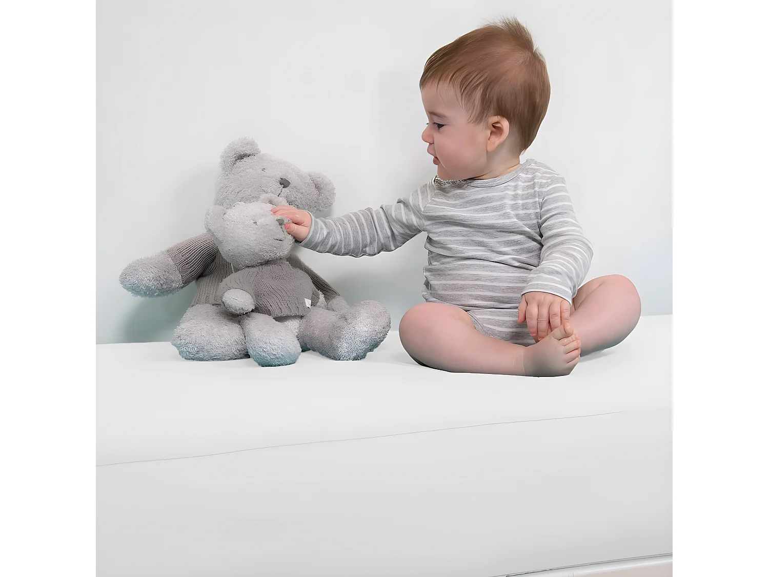 MINEA | Alèse B-SENSIBLE Blanc bébé | Impermeable & Anti-acariens