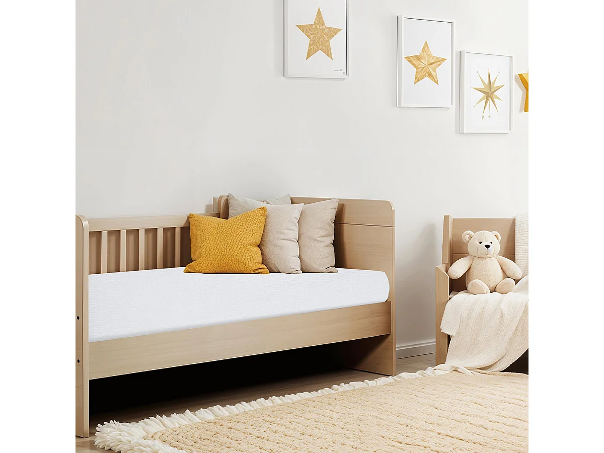 MINEA | Alèse B-SENSIBLE Blanc bébé | Impermeable & Anti-acariens