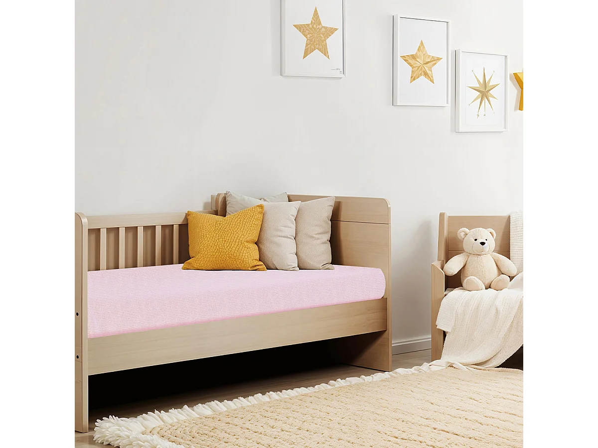 MINEA | Alèse B-Sensible Rose bébé | Impermeable & Anti-acariens