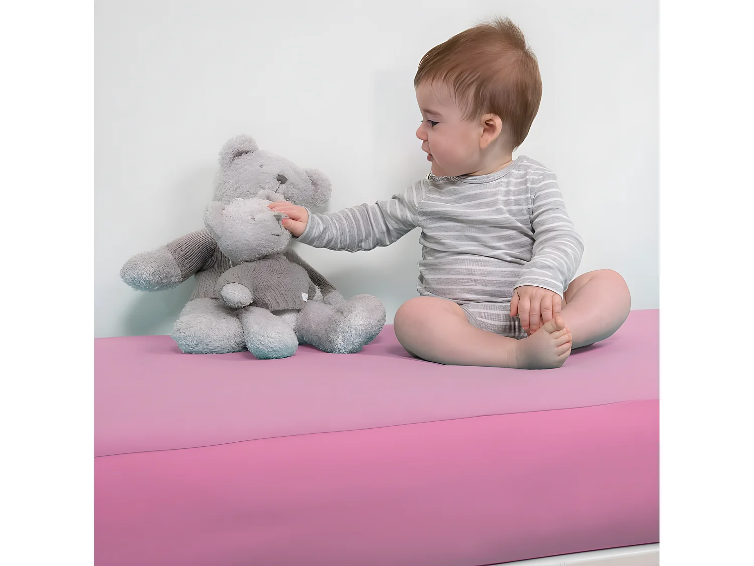 MINEA | Alèse B-Sensible Rose bébé | Impermeable & Anti-acariens